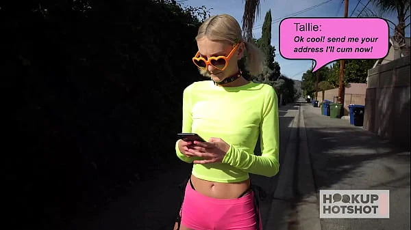 Tiny Titties Blonde Tallie Lorraine Is Being Fucked On All Her Fours!