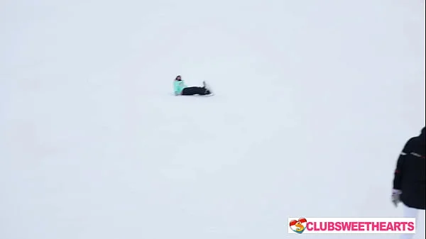 From Snowboarding to Pussy Fucking with 18yoy Alice Flore and Amelia Ost by ClubSweethearts