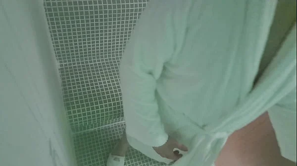 Slut wife fucks stranger at the sauna