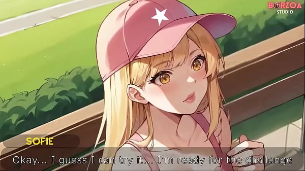 I meet this blonde innocent girl in park and offer her my lolipop