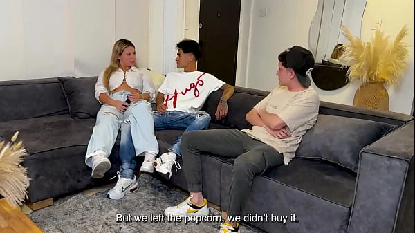 Colombian blonde MILF fucks her stepson's nerdy best friend while her husband is not at home! Karensleent, Pipeboy, Danyel Mast