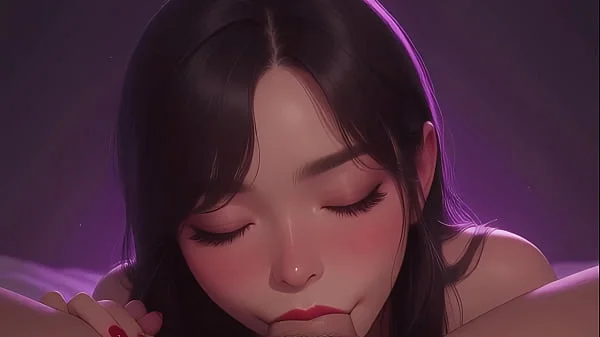 Please Cum In My Mouth - Young Asian Blowjob POV - AI
