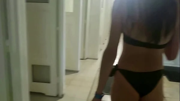 Fuck in Budapest public pool