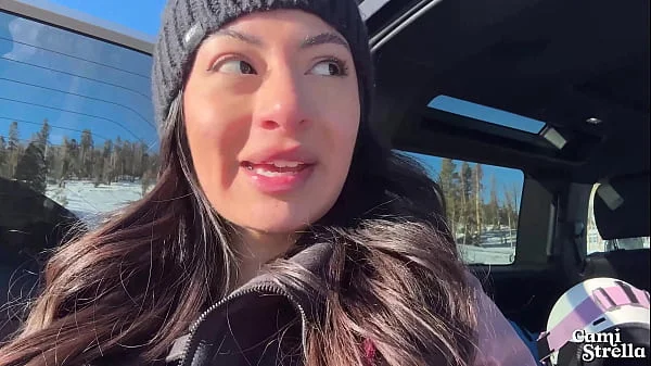 MASSIVE FACIAL FROM a STRANGER - Fucking my Ski Instructor Vlog