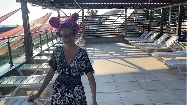 We Film a Crazy Vacation Video with Hard Spanking