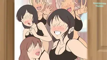 TEASER. 6 girls fucked a guy gangbang.(Hentai 2025 )