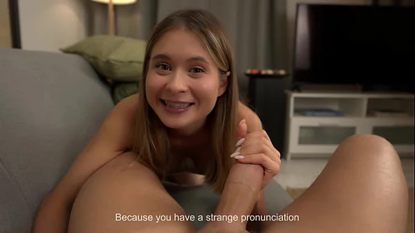 Oh My God What A Cock: Petite Neighbor Notices Erection. POV