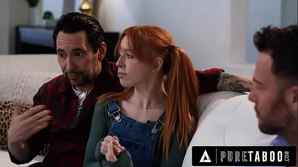 PURE TABOO Creepy Social Worker Dominates Pregnant Teen Madi Collins With Her Stepdad - PART 1 & 2