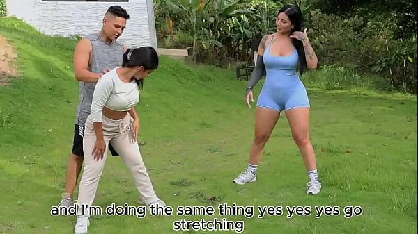 Workout routine ends in hot sex with a tattooed Latina part 1 - Dilan Clavijo