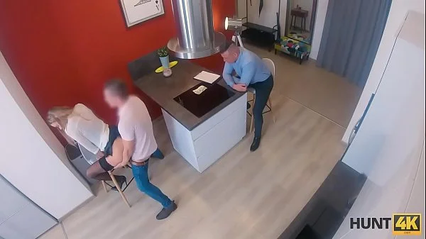 HUNT4K. Man gets a chance to live in cool apartment and fuck a pussy