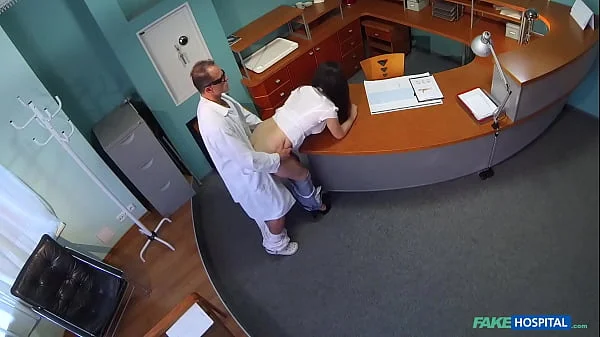 Fake Hospital - 18 year old VIRGIN has sex for 1st time with her doctor