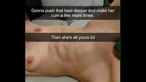No Please Don't Cum In Me! Roommates Cheating Girlfriend Bred on Snapchat