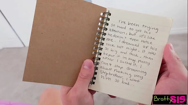 Melanie Marie's Dirty Diary seduces Stepbro into Fulfilling her Sexual Fantasy