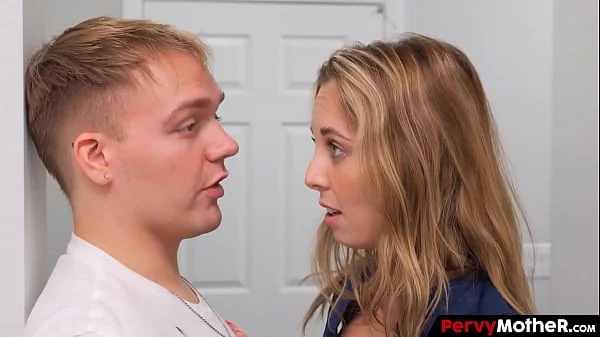 PervyMother - Jealous Cougar Watchs her Stepson getting Sucked by her Step Sister