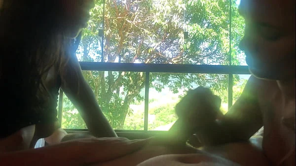 Guy gets to fuck his girflriend AND her cousin in this sexy