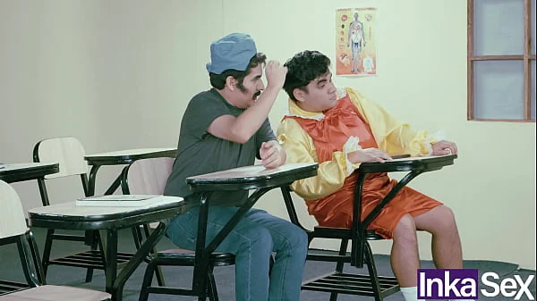 La vecindad morbosa del chibolo  18 termina en orgia durante la clase de Don Mamón - CAPÍTULO PERDIDO.