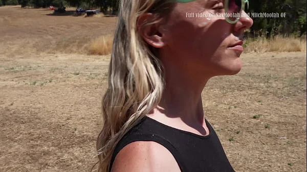 Sex Outside of the Barn with Cum Walk and Public Outdoor Shower