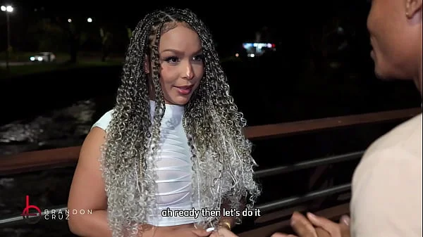 BBC offers money to a woman on the street to make a porn video - Brandon Cruz & Kataleya Gil