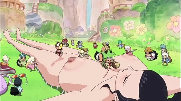 One piece but the women are naked