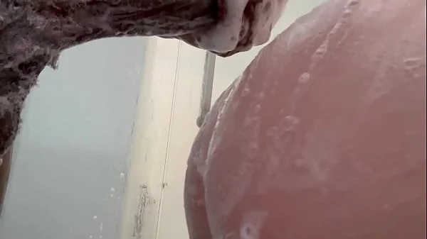 Mom left the house, and she couldn't wait - stepdaughter's fantasy became real when stepdad's massive 12-inch BBC slid into her tight hole, giving her hard anal she secretly craved, moaning under the hot shower water.