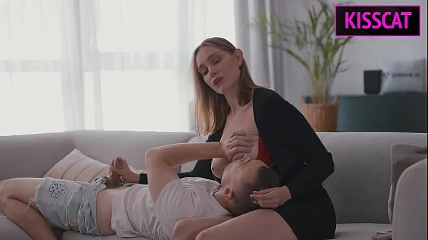 Shocking! Step Mom Seduces Step Son in Share Bed to Fuck Her Wet Pussy Naughty Lesson!