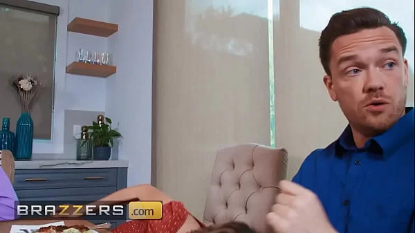 BRAZZERS - Serenity Cox Gets Bent Over The Kitchen Counter And Pounded Hard By Hung Kyle Mason