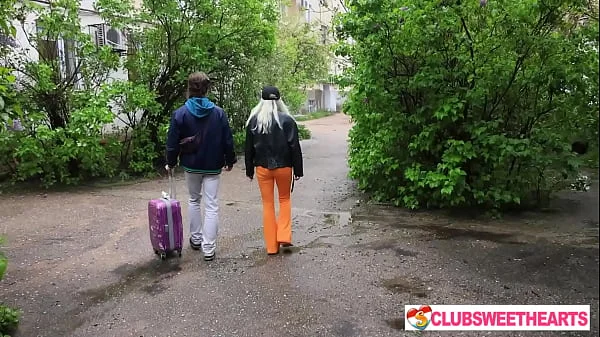 Nice Stranger Offers Me a Place to Stay! Rebecca Nikson , Turman Merman for ClubSweethearts