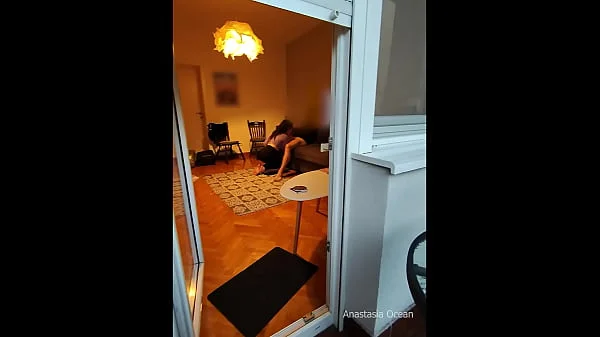 My step mom watches me suck my husband's dick.
