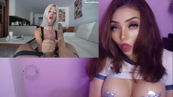Invita a su gemela a coger con su novio