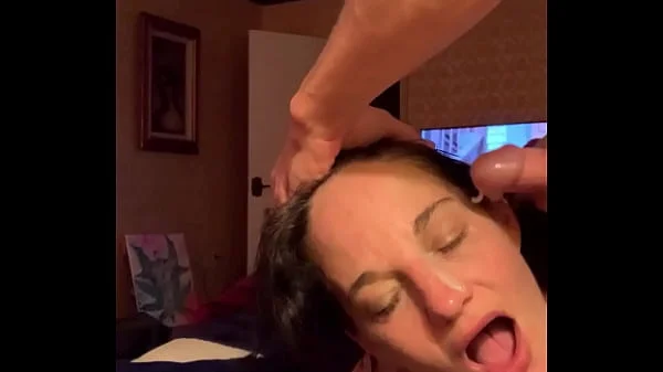 Fucked her brains out for college tuition Older woman double jizz facial
