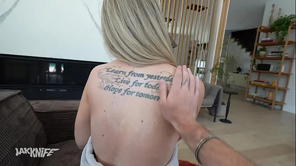 Rubbing Lotion on my step Mom's Friend's Naked Body - Bunny Madison