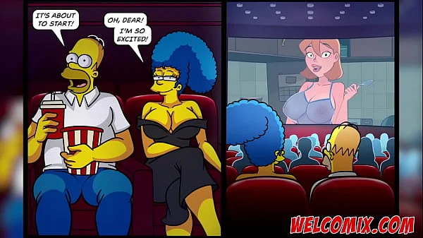 Naughtiness at the movies! The Simpsons Porn Comics