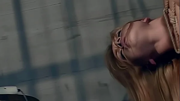 Dirty cop sex slaves series. The filthy whore. Part 1. Suspended Lea Lexis helpless in her tight ropes.
