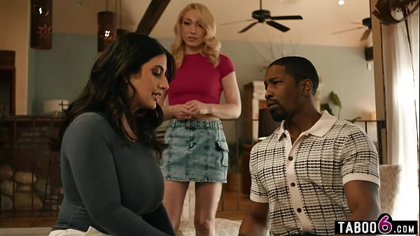 Busty bisexual Arab wife wants a divorce from her black husband