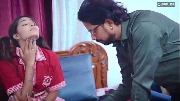 Desi Hot and Sexy School Girl Hardcore anal sex with her teacher ( Hindi Audio )