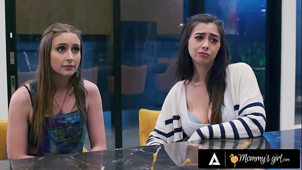 MOMMY'S GIRL - Stepsisters Laney Grey & Chloe Surreal Fuck Opportunist Stepmom Mellanie Monroe