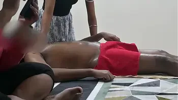 Happy ending threesome massage