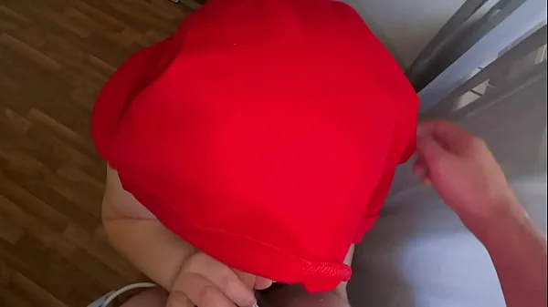 milf with big breasts made a blowjob and turned that she was fucked from behind