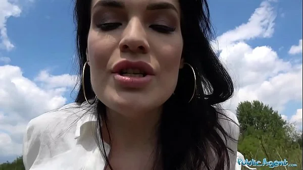 Public Agent Hot Dark Haired MILF fucks stranger for his cash
