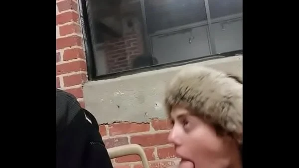 Blonde Lost Bet and Sucks Off Young Dude
