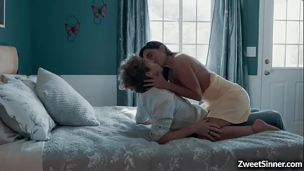 Hot and busty babysitter Karlee Grey knows how play with her employer by riding on his cock while his wife is not around.