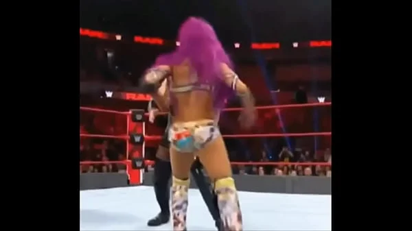 Sasha Banks wardrobe malfunction.