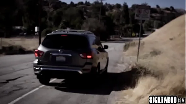 Corrupt couple pick up teen and fuck her in threesome