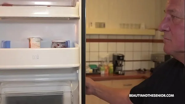 Sluty daughter in law gets horny and fucks her old man