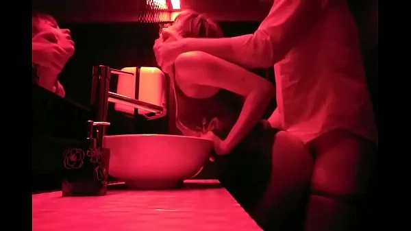 Hard sex in the toilet