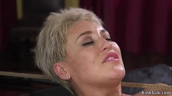 Busty wife takes bdsm sex and cumshot