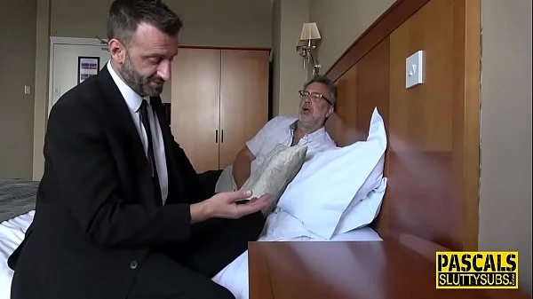 Bound and gagged real sub