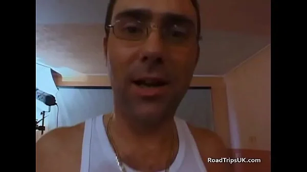 Massive boobed Denise watches anal before eating a cumshot