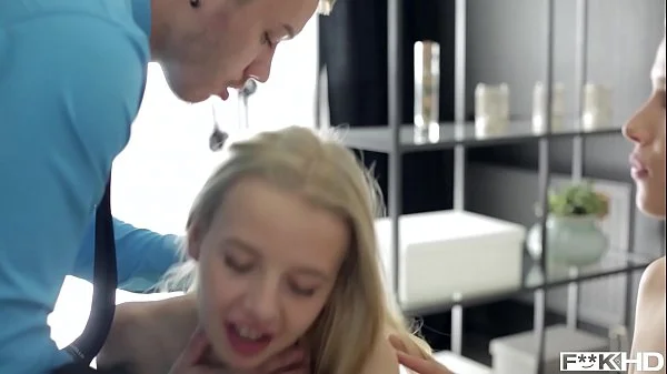 Extreme teenage cock affairs with hot anal addicts Olivia Grace & Carolina