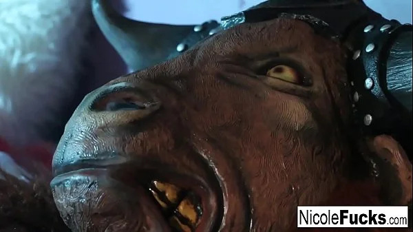 Hunter Nicole Aniston captures a Minotaur and Milks his balls dr